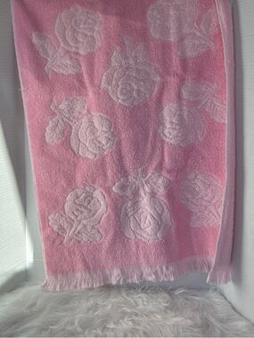 2 for $30 Vintage Pink Bath Towel